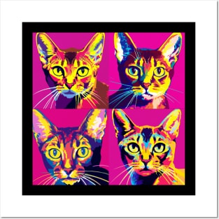 Abyssinian Pop Art - Cat Lover Gift Posters and Art